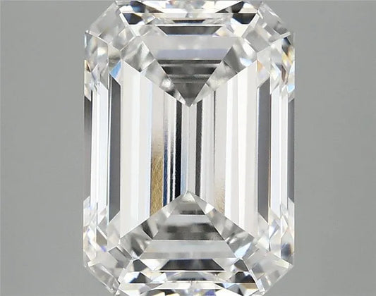 4.10ct Emerald Lab Grown Diamond (Colour D, Clarity VVS2, IGI Certified)