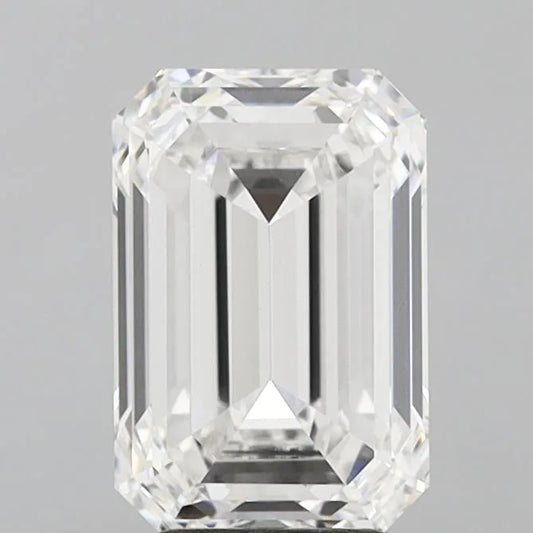 4.11ct Emerald Lab Grown Diamond (Colour F, Clarity VVS2, IGI Certified)