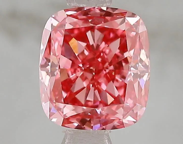 1.60ct Cushion modified Lab Grown Diamond (Colour Fancy Vivid Pink, Clarity VS2, IGI Certified)
