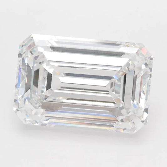 2.97ct Emerald Lab Grown Diamond (Colour D, Clarity VVS1, IGI Certified)
