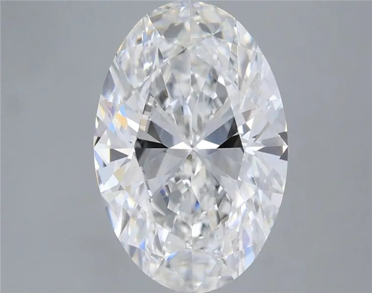 4.50ct Oval Lab Grown Diamond (Colour E, Clarity VVS2, IGI Certified)