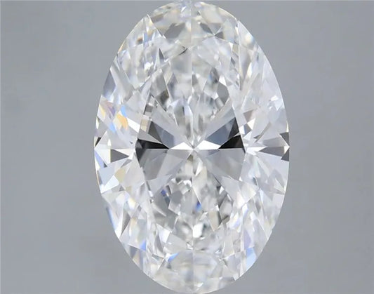 4.50ct Oval Lab Grown Diamond (Colour E, Clarity VVS2, IGI Certified)