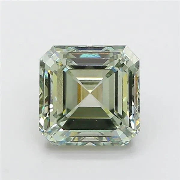 4.00ct Asscher Lab Grown Diamond (Colour Fancy Intense Green, Clarity VS2, IGI Certified)
