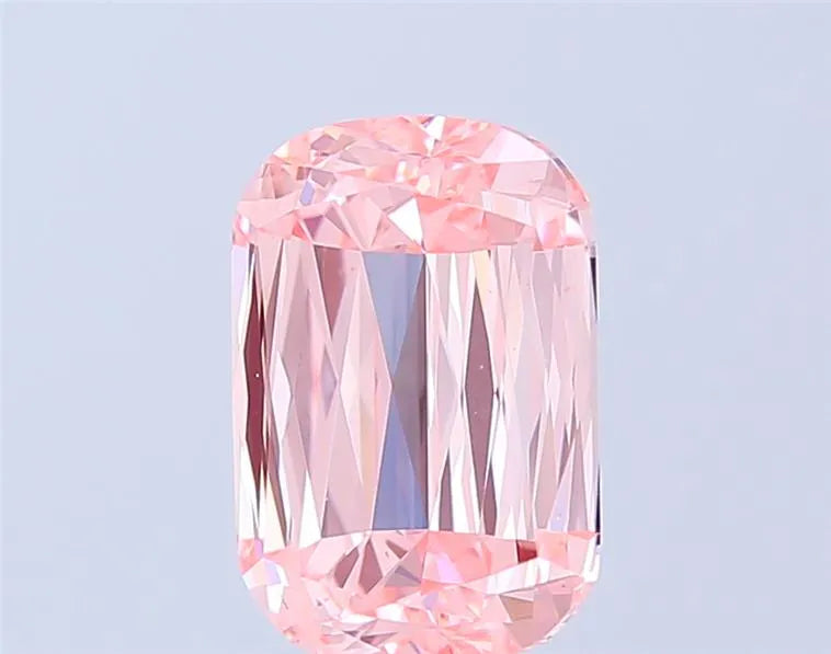 4.00ct Cushion modified Lab Grown Diamond (Colour Fancy Intense Pink, Clarity VS1, IGI Certified)