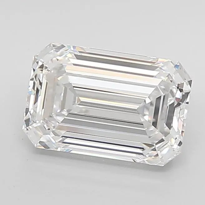 4.00ct Emerald Lab Grown Diamond (Colour D, Clarity IF, Cut EX, IGI Certified)