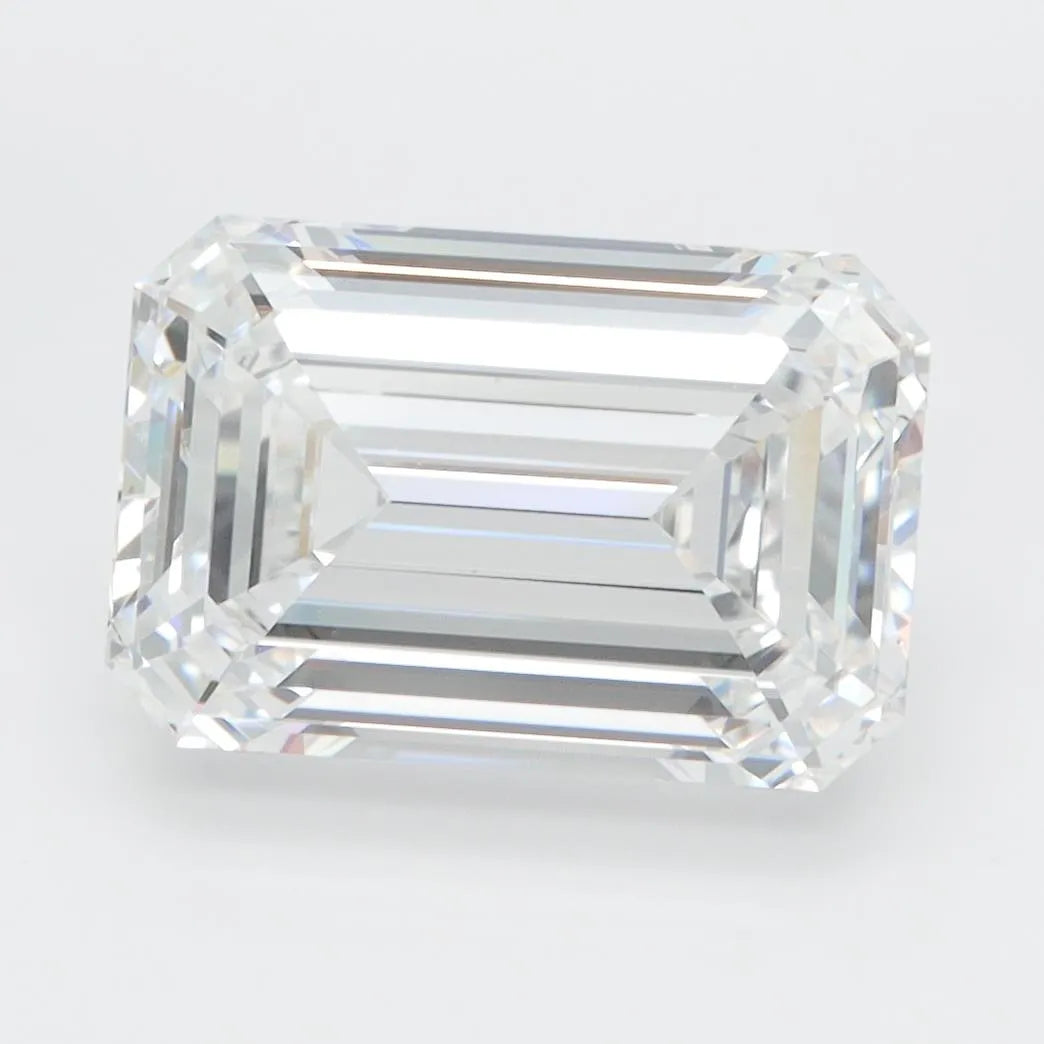 4.00ct Emerald Lab Grown Diamond (Colour D, Clarity IF, IGI Certified)