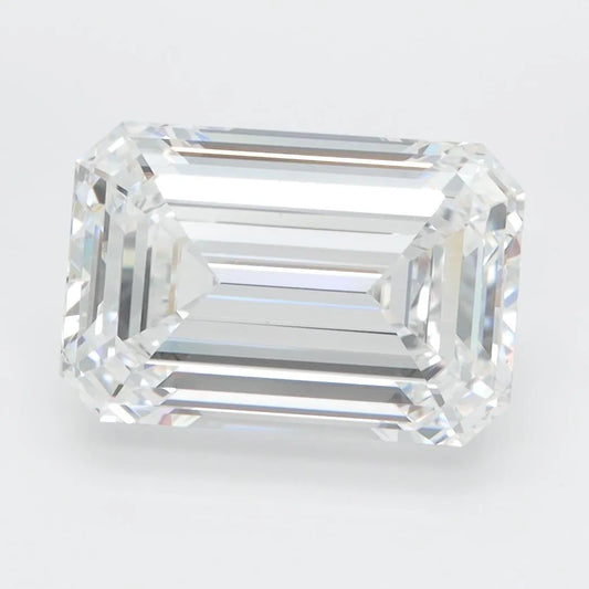4.00ct Emerald Lab Grown Diamond (Colour D, Clarity IF, IGI Certified)