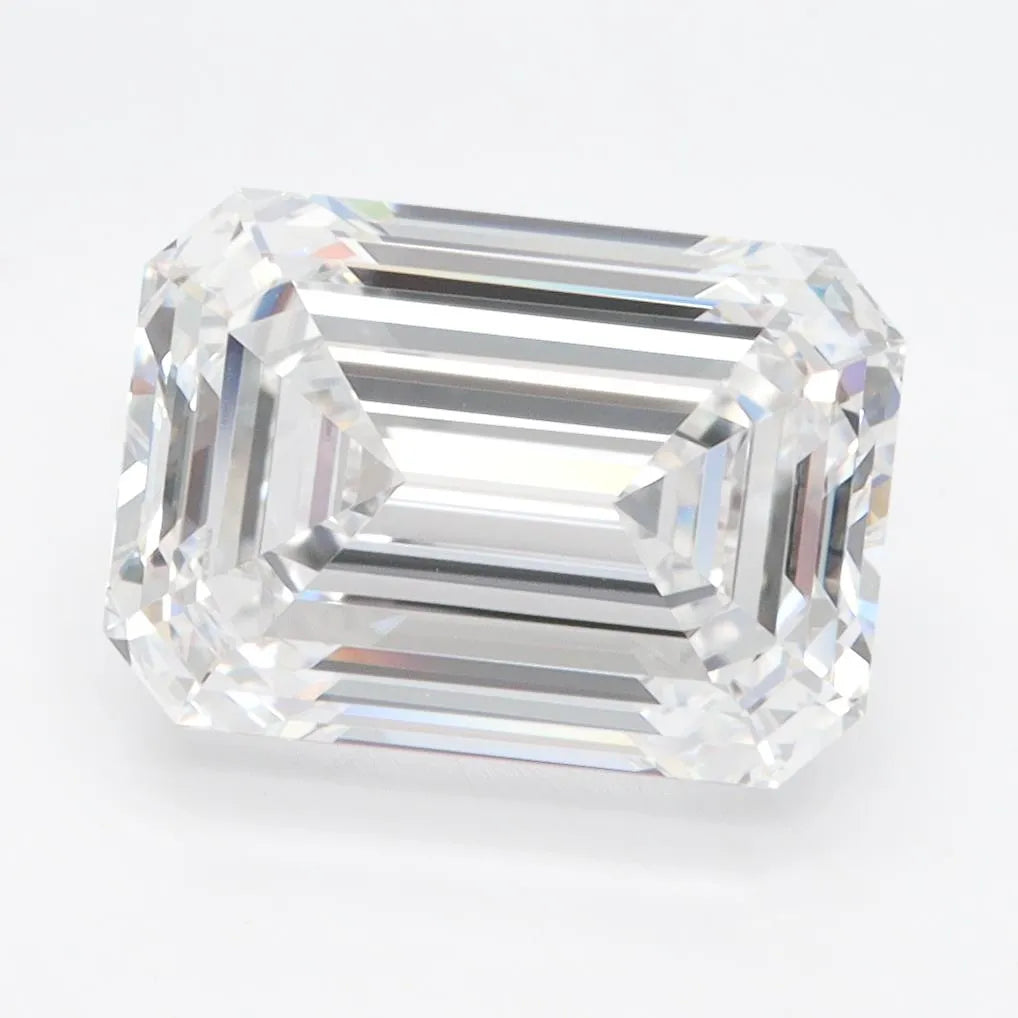 4.00ct Emerald Lab Grown Diamond (Colour D, Clarity VVS1, GIA Certified)