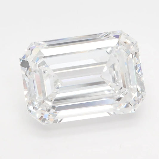 4.00ct Emerald Lab Grown Diamond (Colour D, Clarity VVS1, IGI Certified)