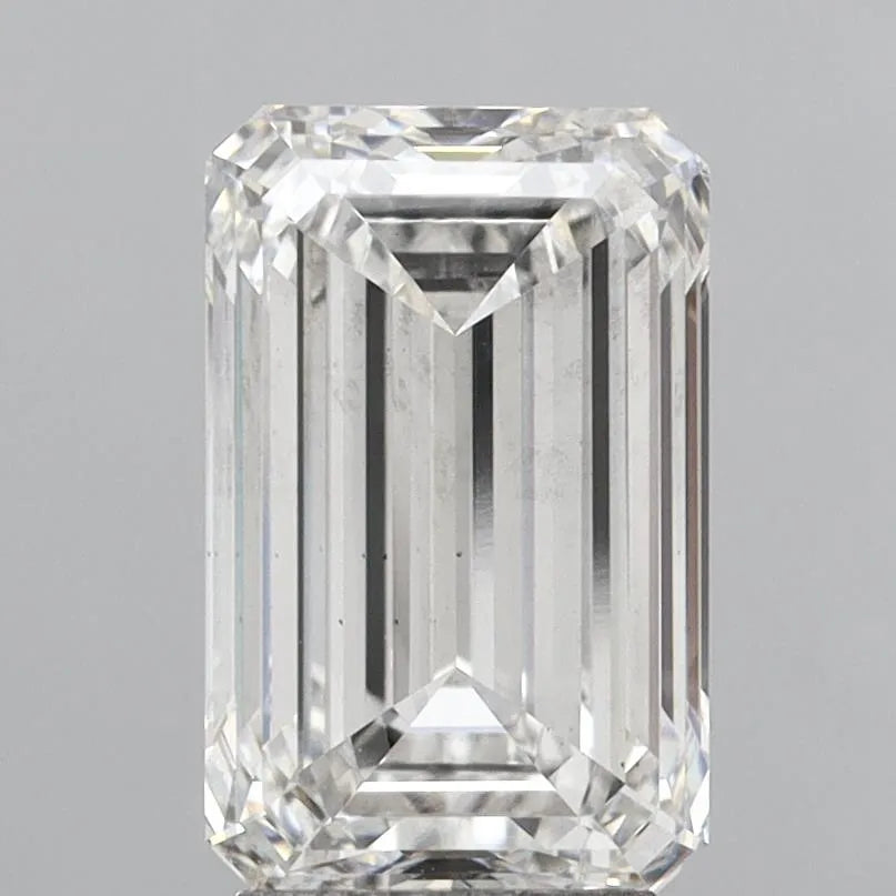 4.00ct Emerald Lab Grown Diamond (Colour F, Clarity VS2, IGI Certified)