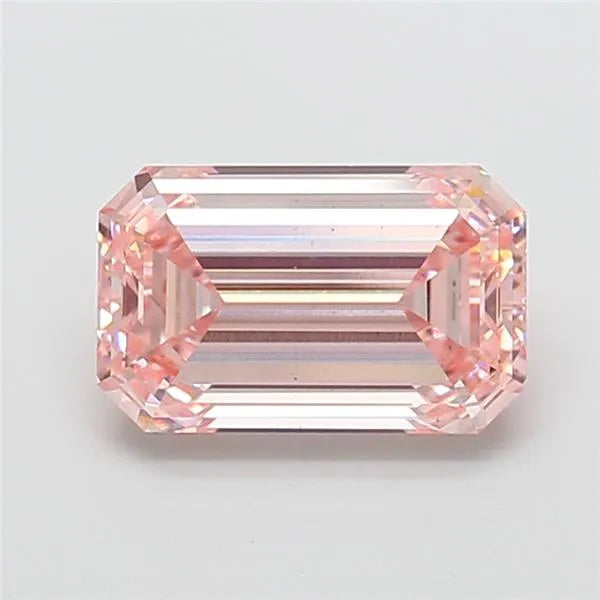4.00ct Emerald Lab Grown Diamond (Colour Fancy Intense Pink, Clarity VS2, IGI Certified)