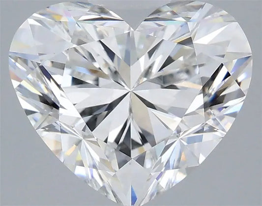 4.00ct Heart Lab Grown Diamond (Colour E, Clarity VVS2, IGI Certified)