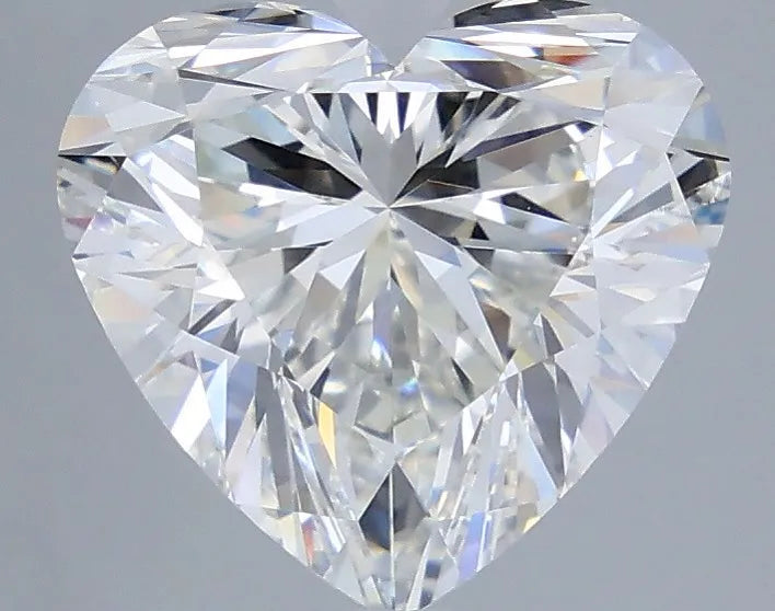 4.00ct Heart Lab Grown Diamond (Colour G, Clarity VVS2, IGI Certified)
