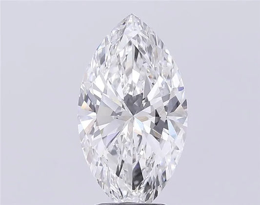 4.00ct Marquise Lab Grown Diamond (Colour F, Clarity VVS2, IGI Certified)