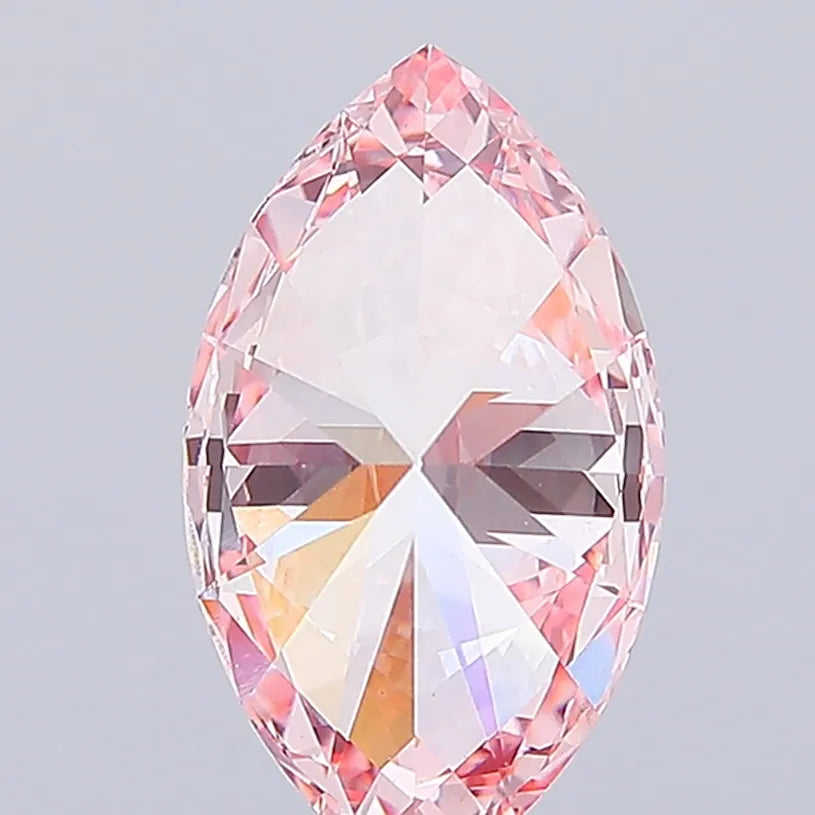 4.00ct Marquise Lab Grown Diamond (Colour Fancy Vivid Pink, Clarity VS1, IGI Certified)