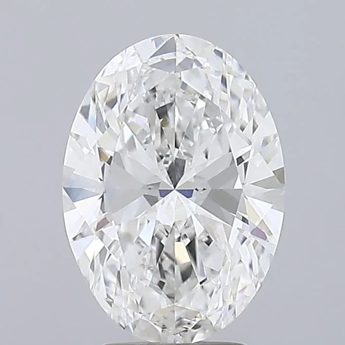 4.00ct Oval Lab Grown Diamond (Colour D, Clarity VVS1, IGI Certified)