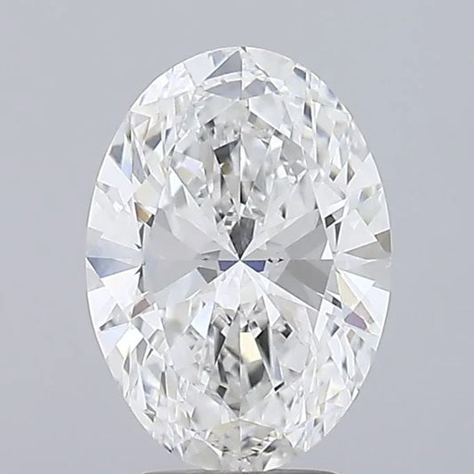 4.00ct Oval Lab Grown Diamond (Colour D, Clarity VVS1, IGI Certified)