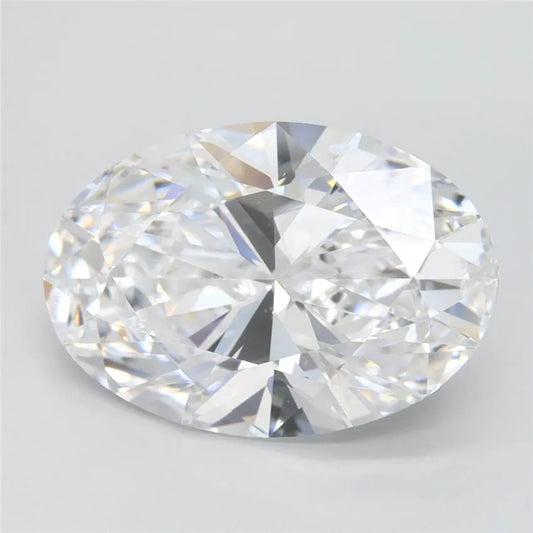 4.00ct Oval Lab Grown Diamond (Colour D, Clarity VVS1, IGI Certified)
