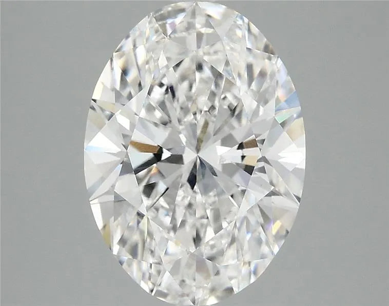 4.00ct Oval Lab Grown Diamond (Colour D, Clarity VVS2, IGI Certified)