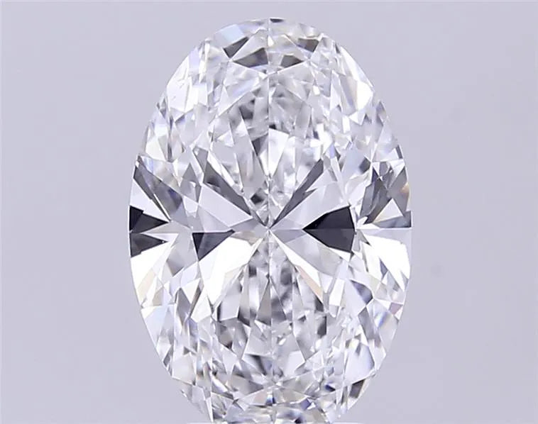 4.00ct Oval Lab Grown Diamond (Colour D, Clarity VVS2, IGI Certified)