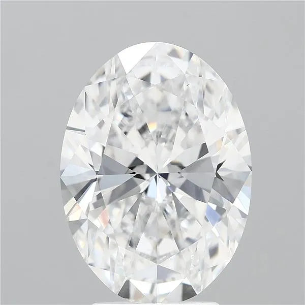 4.00ct Oval Lab Grown Diamond (Colour D, Clarity VVS2, IGI Certified)