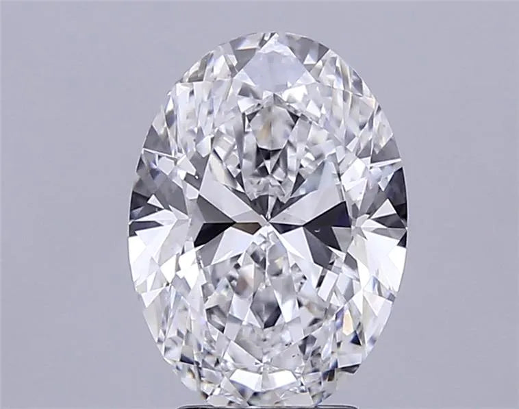 4.00ct Oval Lab Grown Diamond (Colour D, Clarity VVS2, IGI Certified)