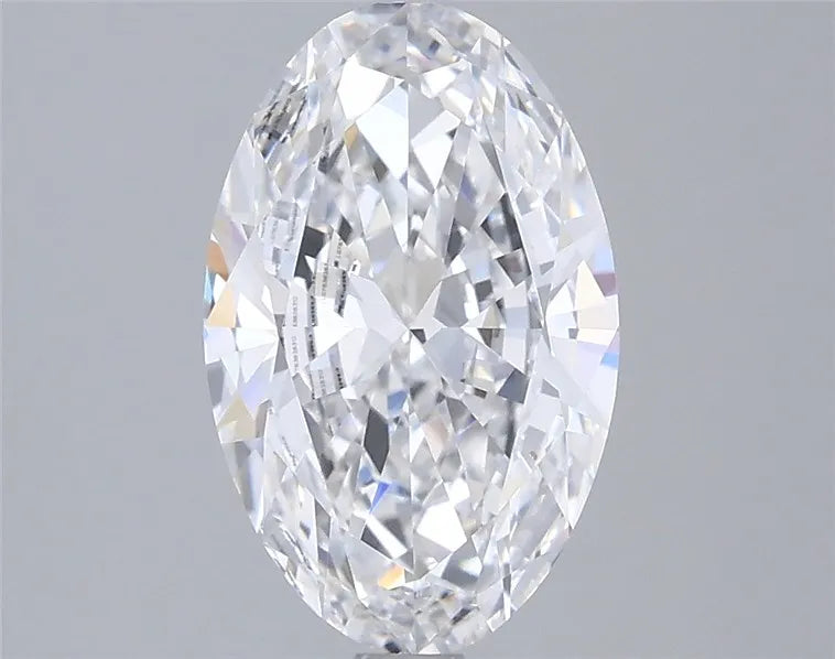 4.00ct Oval Lab Grown Diamond (Colour E, Clarity SI1, IGI Certified)
