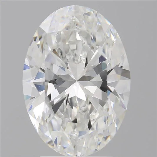 4.00ct Oval Lab Grown Diamond (Colour E, Clarity VS1, IGI Certified)