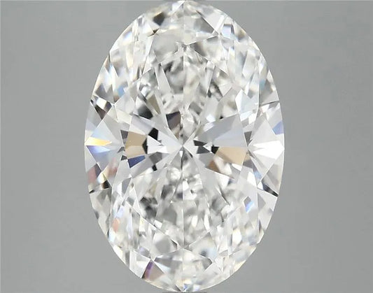 4.00ct Oval Lab Grown Diamond (Colour E, Clarity VS1, IGI Certified)