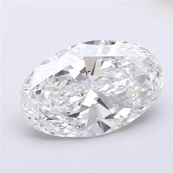 4.00ct Oval Lab Grown Diamond (Colour E, Clarity VS1, IGI Certified)