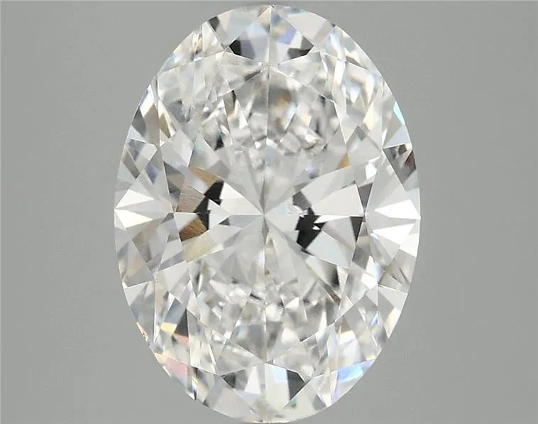 4.00ct Oval Lab Grown Diamond (Colour E, Clarity VS1, IGI Certified)