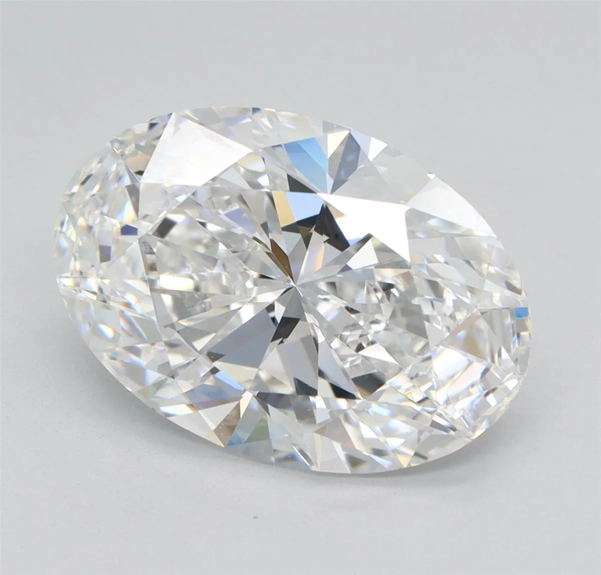 4.00ct Oval Lab Grown Diamond (Colour E, Clarity VS1, IGI Certified)