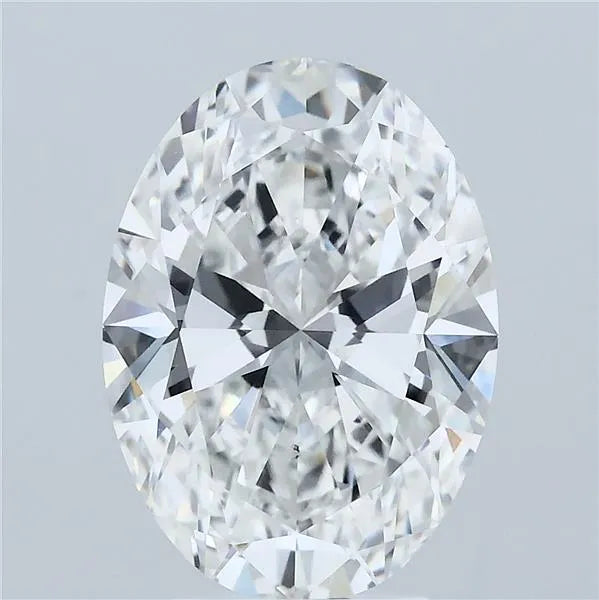 4.00ct Oval Lab Grown Diamond (Colour E, Clarity VVS1, IGI Certified)