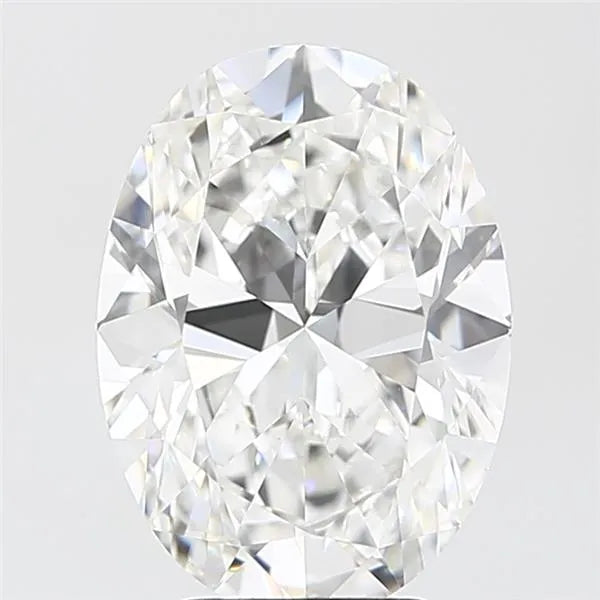 4.00ct Oval Lab Grown Diamond (Colour E, Clarity VVS2, IGI Certified)