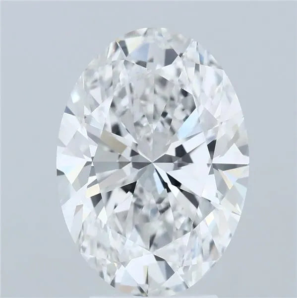 4.00ct Oval Lab Grown Diamond (Colour E, Clarity VVS2, IGI Certified)