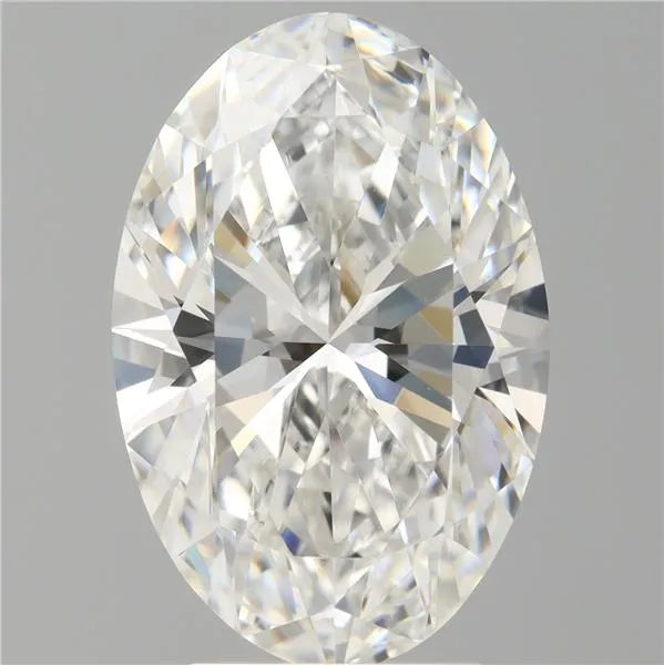 4.00ct Oval Lab Grown Diamond (Colour E, Clarity VVS2, IGI Certified)
