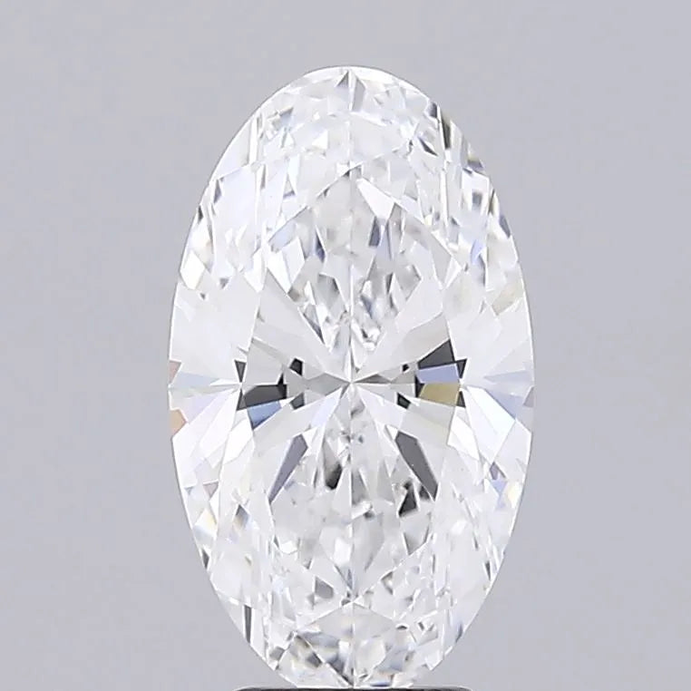 4.00ct Oval Lab Grown Diamond (Colour E, Clarity VVS2, IGI Certified)