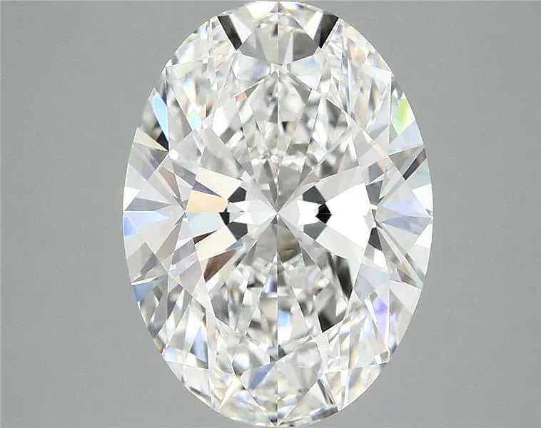4.00ct Oval Lab Grown Diamond (Colour E, Clarity VVS2, IGI Certified)