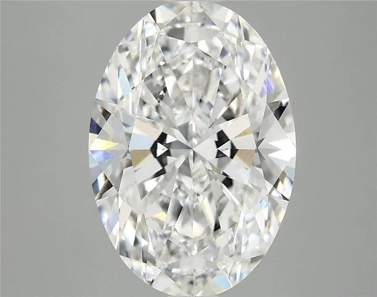 4.00ct Oval Lab Grown Diamond (Colour E, Clarity VVS2, IGI Certified)