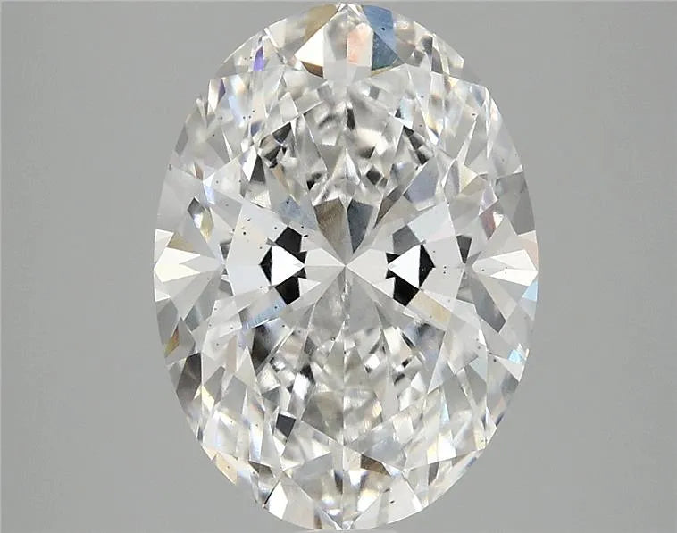 4.00ct Oval Lab Grown Diamond (Colour F, Clarity SI1, IGI Certified)