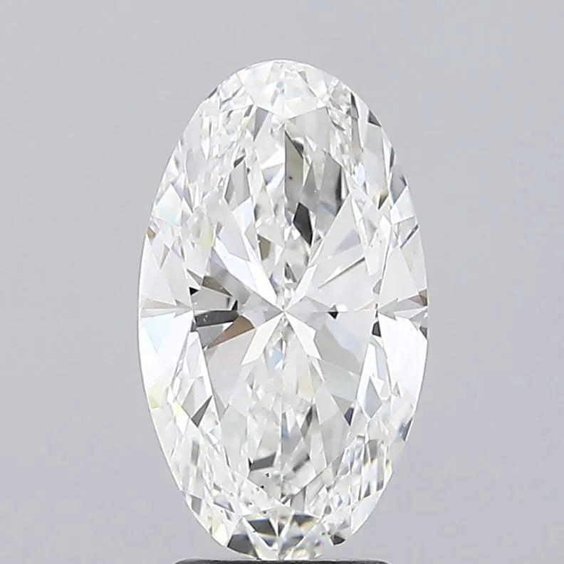 4.00ct Oval Lab Grown Diamond (Colour F, Clarity VS2, IGI Certified)