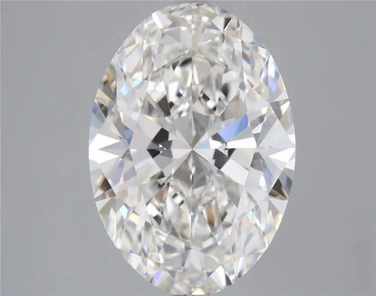 4.00ct Oval Lab Grown Diamond (Colour F, Clarity VVS1, IGI Certified)