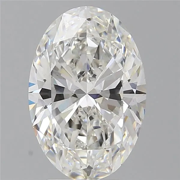 4.00ct Oval Lab Grown Diamond (Colour F, Clarity VVS2, IGI Certified)