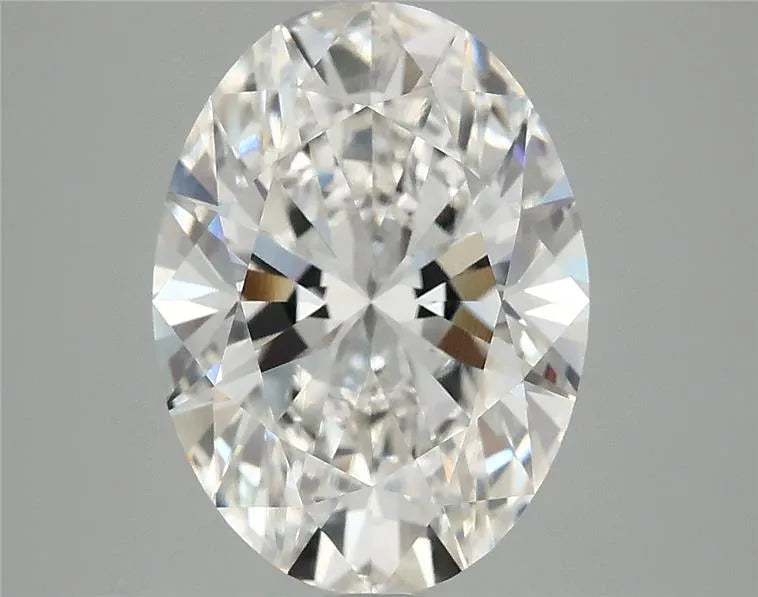 4.00ct Oval Lab Grown Diamond (Colour F, Clarity VVS2, IGI Certified)