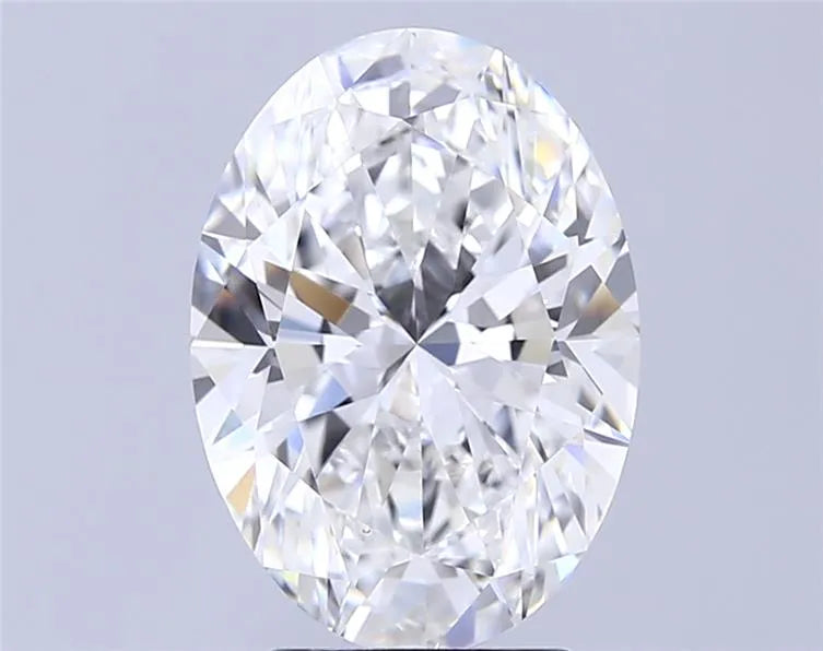 4.00ct Oval Lab Grown Diamond (Colour F, Clarity VVS2, IGI Certified)