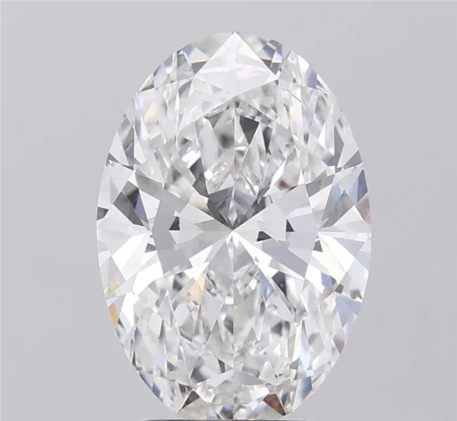 4.00ct Oval Lab Grown Diamond (Colour F, Clarity VVS2, IGI Certified)