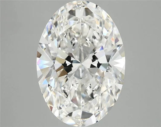 4.00ct Oval Lab Grown Diamond (Colour F, Clarity VVS2, IGI Certified)