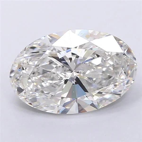 4.00ct Oval Lab Grown Diamond (Colour G, Clarity VS2, IGI Certified)