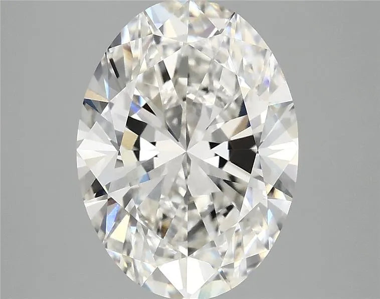 4.00ct Oval Lab Grown Diamond (Colour G, Clarity VVS2, IGI Certified)