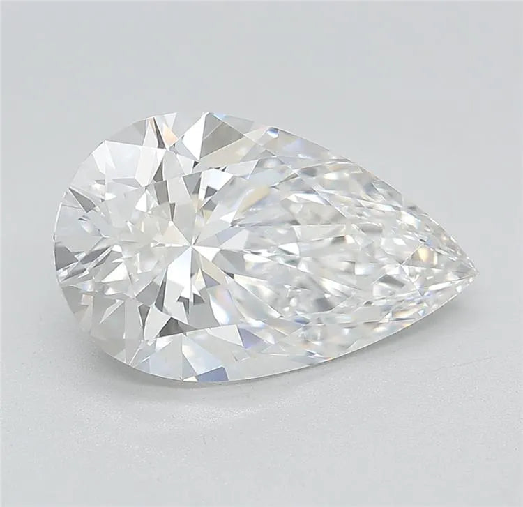 4.00ct Pear Lab Grown Diamond (Colour E, Clarity VVS2, Cut EX, IGI Certified)